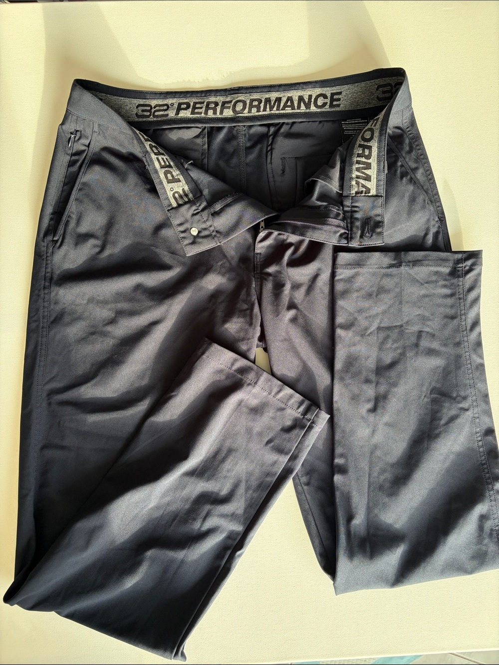 32 Degrees Men's Performance Chinos - Charcoal Gray